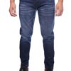 Henry Castle & Co Men’s Slim Fit Navy Blue Stretch Jeans | Clean Classic Denim for Everyday & Office Wear