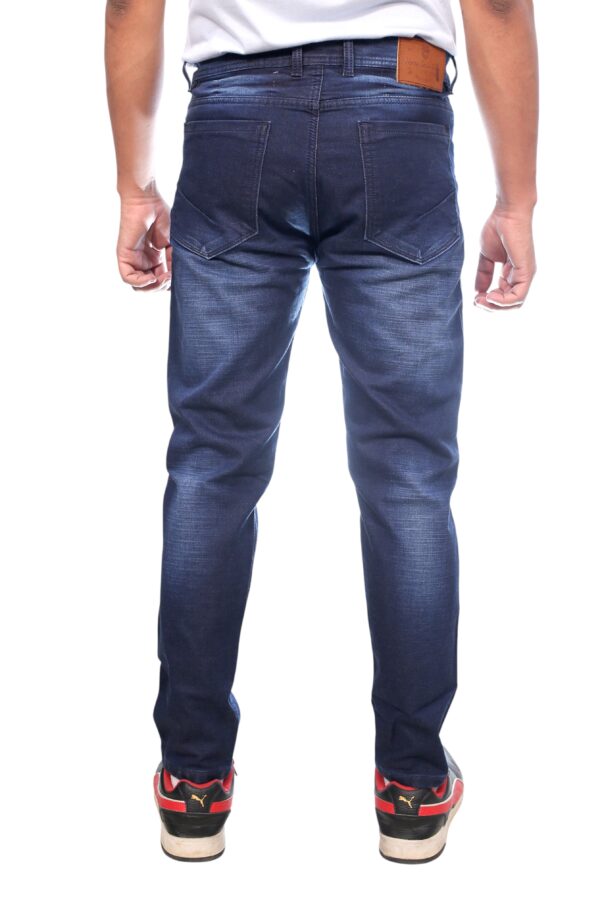 Henry Castle & Co Men’s Slim Fit Navy Blue Stretch Jeans | Clean Classic Denim for Everyday & Office Wear