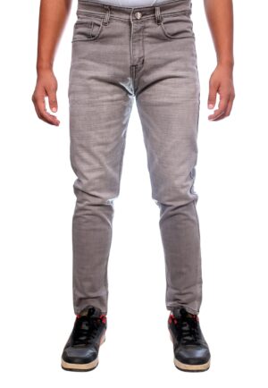 2 (1) Henry Castle & Co Men’s Slim Fit Light Grey Stretch Jeans | Clean Washed Denim for Casual & Office Wear
