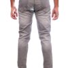 Henry Castle & Co Men’s Slim Fit Light Grey Stretch Jeans | Clean Washed Denim for Casual & Office Wear