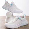 Henry Castle & Co Men’s Lightweight White Sports Sneakers | Cushioned Lace-Up Shoes for Walking, Training & Daily Wear