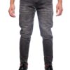 Henry Castle & Co Men’s Slim Fit Dark Grey Washed Stretch Jeans | Bold Casual Denim for Everyday Wear