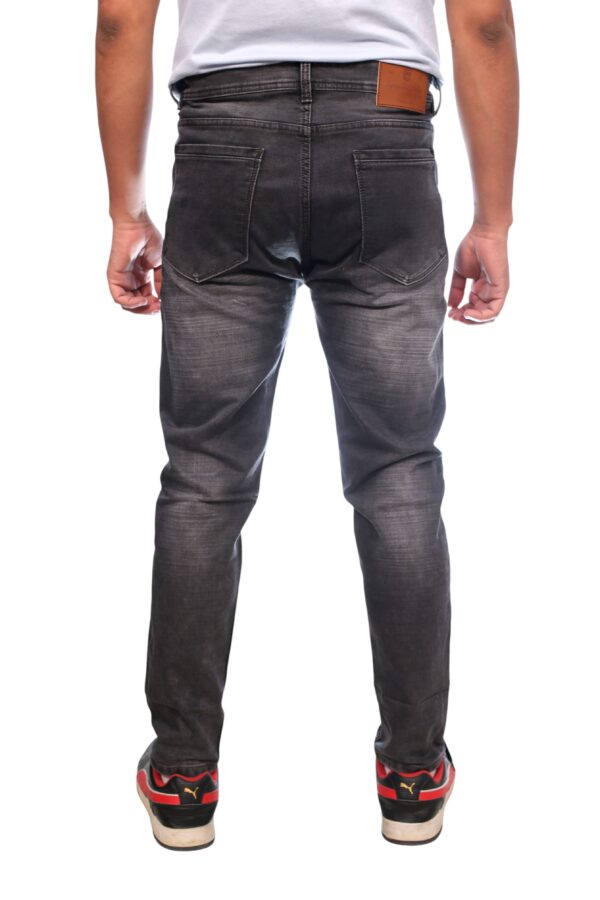 Henry Castle & Co Men’s Slim Fit Dark Grey Washed Stretch Jeans | Bold Casual Denim for Everyday Wear