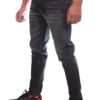 Henry Castle & Co Men’s Slim Fit Dark Grey Washed Stretch Jeans | Bold Casual Denim for Everyday Wear