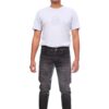 Henry Castle & Co Men’s Slim Fit Dark Grey Washed Stretch Jeans | Bold Casual Denim for Everyday Wear