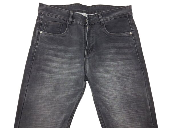 Henry Castle & Co Men’s Slim Fit Dark Grey Washed Stretch Jeans | Bold Casual Denim for Everyday Wear