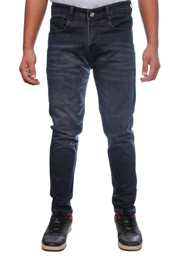 4 (1) Henry Castle & Co Men’s Slim Fit Dark Blue Stretch Jeans | Classic Indigo Denim for Casual & Daily Wear
