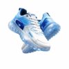 Henry Castle & Co Men’s Air-Cushion Sports Sneakers | Lightweight White & Blue Running Shoes with Shock Absorption