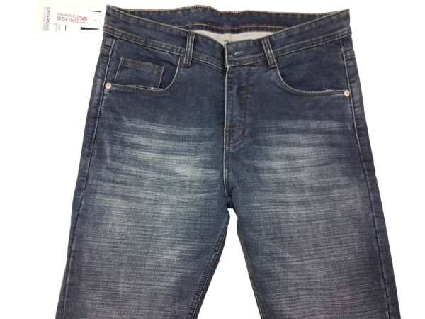 Henry Castle & Co Men’s Slim Fit Mid Blue Washed Stretch Jeans | Stylish Denim for Casual & Daily Wear