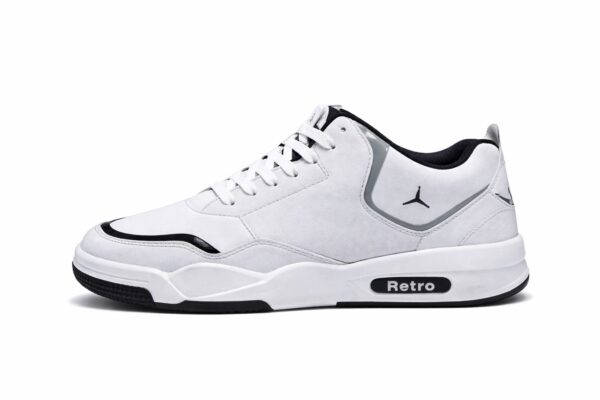 Henry Castle & Co Men’s Grey & White Lace-Up Sneakers | Contrast Panel Casual Shoes for Street & Daily Wear