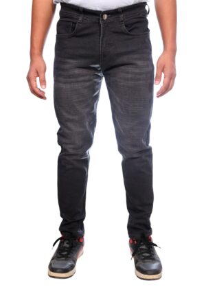 7 (1) Henry Castle & Co Men’s Slim Fit Deep Black Stretch Jeans | Premium Fade Denim for Smart Casual Wear
