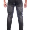 Henry Castle & Co Men’s Slim Fit Deep Black Stretch Jeans | Premium Fade Denim for Smart Casual Wear
