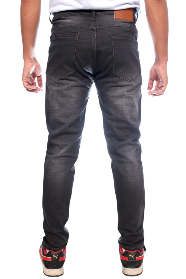 Henry Castle & Co Men’s Slim Fit Deep Black Stretch Jeans | Premium Fade Denim for Smart Casual Wear