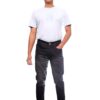 Henry Castle & Co Men’s Slim Fit Deep Black Stretch Jeans | Premium Fade Denim for Smart Casual Wear