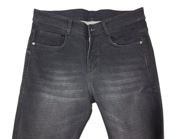 Henry Castle & Co Men’s Slim Fit Deep Black Stretch Jeans | Premium Fade Denim for Smart Casual Wear