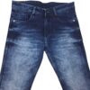 Henry Castle & Co Men’s Slim Fit Faded Blue Stretch Jeans | Modern Washed Denim for Casual & Street Wear