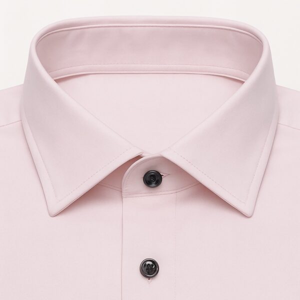 HCC-WM-PK (4) Henry Castle & Co Men’s Pink Cotton Shirt | Solid Smart Casual Shirt for Office & Daily Wear