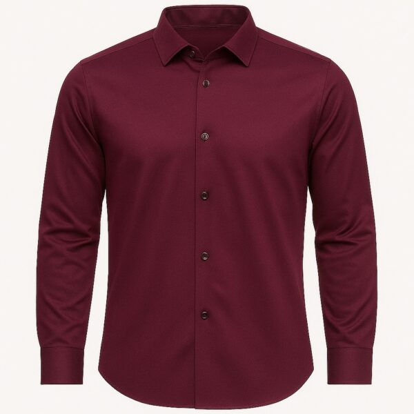 HCC-WM-PL Henry Castle & Co Men’s Purple Cotton Shirt | Solid Smart Casual Shirt for Office & Daily Wear