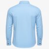 Henry Castle & Co Men’s Sky Blue Cotton Shirt | Solid Smart Casual Shirt for Office & Daily Wear