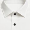 Henry Castle & Co Men’s White Cotton Shirt | Solid Smart Casual Shirt for Office & Daily Wear