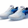 Henry Castle & Co Men’s Air-Cushion Sports Sneakers | Lightweight White & Blue Running Shoes with Shock Absorption